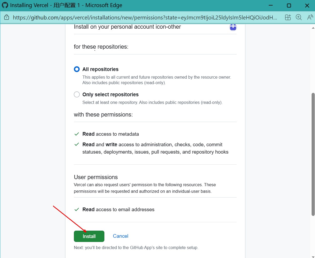 Connect GitHub